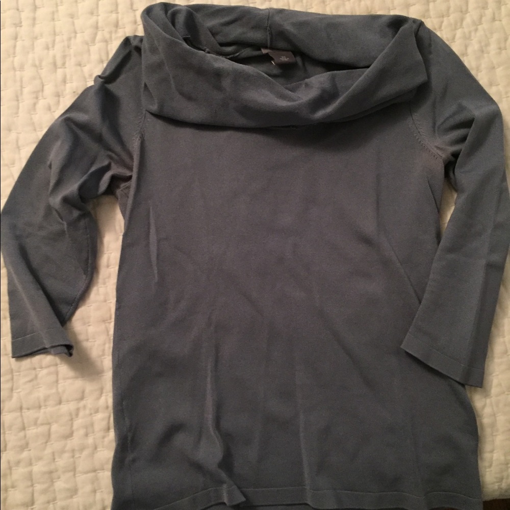 Ann Taylor silk cowl neck